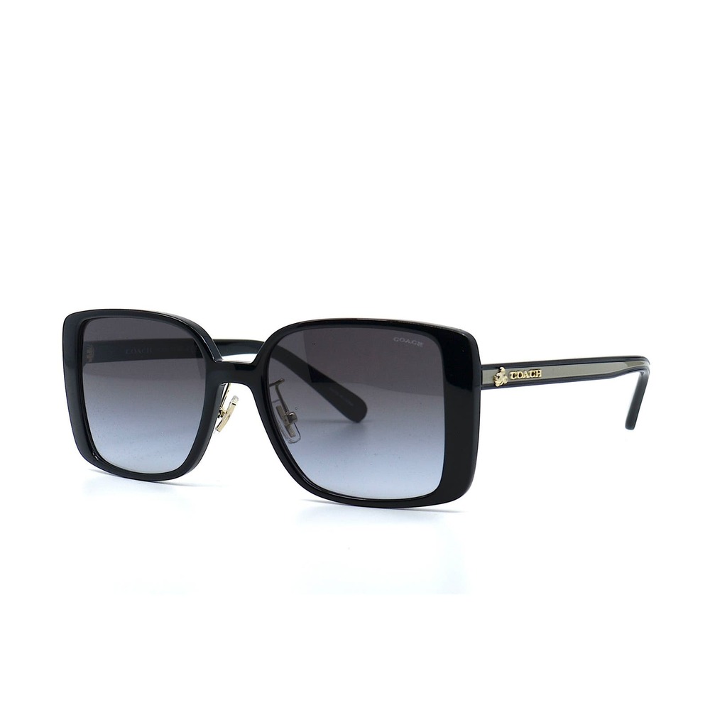 COACH HC8375 BLACK GREY GRADIENT AUTHENTIC SUNGLASSES - Picture 3 of 14